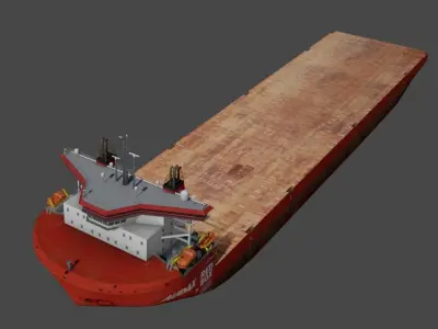 Heavy Load Carrier Audax Low-poly 3D model