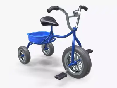Children bicycle 3D model buy