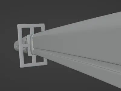 Byakuyas sword from Bleach anime 3D model