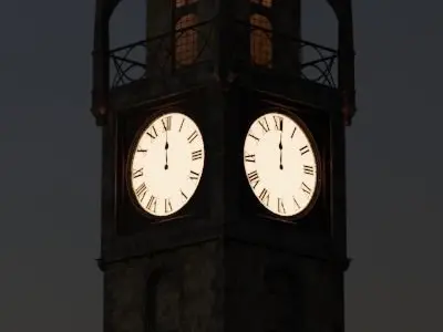 Victorian Clock Tower 3D model