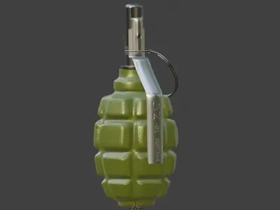 F1 hand granade 3D model