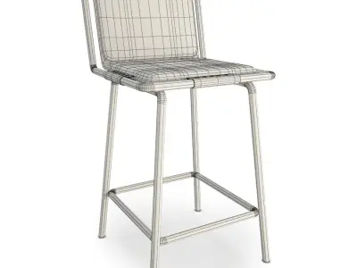 Industrial Bar Stool 3D model purchase