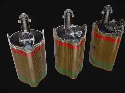 British WW2 Mk2 Anti-Personnel Mine 3D model