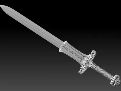Conan Atlantean Sword 3D Model Ready to Print 3D print model