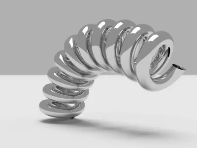 Spring Free 3D model by ilhamgod