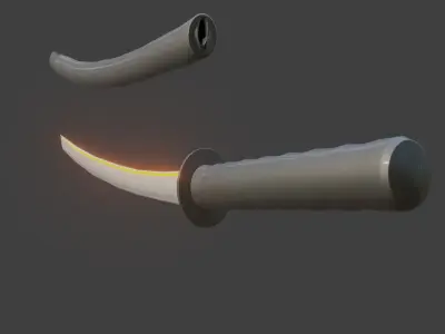 Katana KAtrinarna Free low-poly 3D model