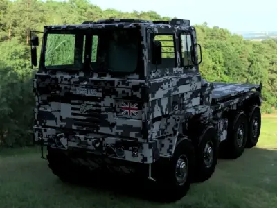 Military truck Low-poly 3D model purchase