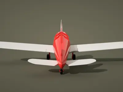 toy plane 3D model by Marcos3DModels from CGTrader
