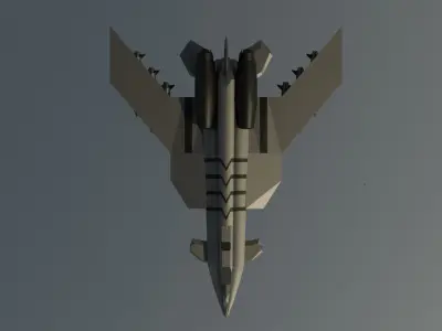Strategic Bomber 3D model by jsf35f35