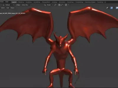 Gargo Dorgan For Your Game And Animation Low-poly 3D model Low-poly 3D model