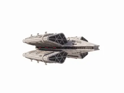 Spaceship-spacecraft-4 3D model