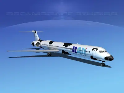 Douglas MD-80 Itali Airlines 1 3D model