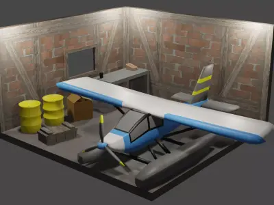 La petite avion  3D model