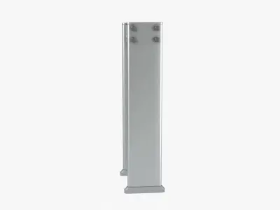 Metal Detector Gate Low-poly 3D model