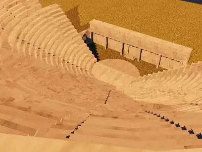 Ancient Greek Theatre 3D model