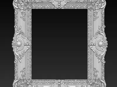 Frame Relief 9 3D Model 3D print model