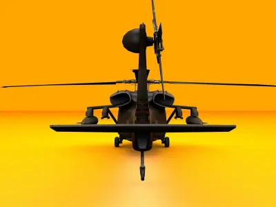 Uh-60 Black Hawk Utility Low-poly 3D model