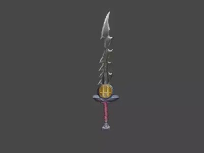 Zeloeman Sword A 7 Low-poly 3D model