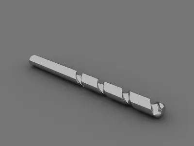 Twist Drill 3D model