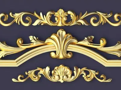 dekor ornament 3D model 242