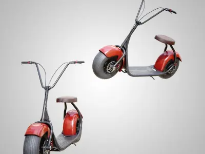 Electric Scooter 3D model buy
