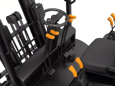Industrial Forklift  3D model