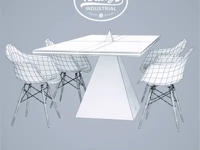 Tetra Table  3D model