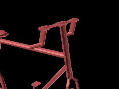 Bicycle Low-Poly Low-poly 3D model