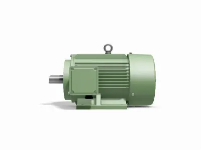 132M B34a Right IEC electric motor - 3D CAD model 3D model