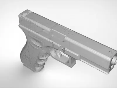 Glock 17 Gen 4 3D model purchase