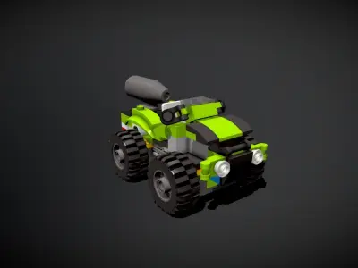 Lego Rocket Rally Buggy 3D model