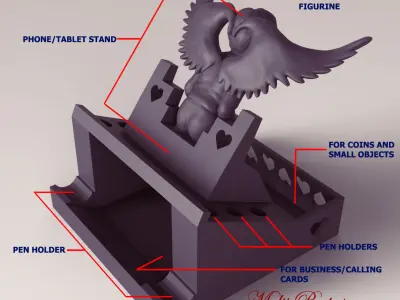 Multi Purpose Cupid Figurine 3D print model
