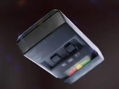 IRI-1 Bereg Dosimeter Radiometr Indicator Low-poly 3D model