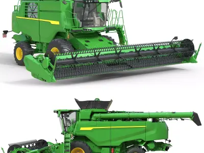 JohnDeere T6 Low-poly 3D model