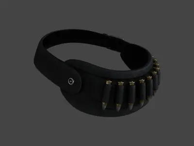 BELT-001 Black Belt 3D model