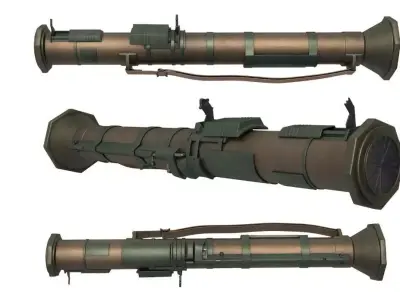 AT4 Airsoft Recoilless  3D model