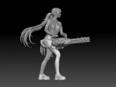 APOCALYPSE MAD GUNSLINGER JAPAN SCHOOL 3D print model