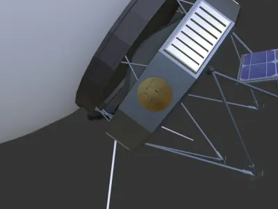 Space Probe Collection Low-poly 3D model