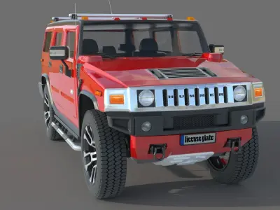 Hummer H 2 Specs  3D model