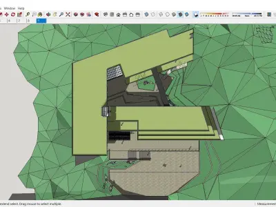 Sketchup Recreational Tourism building B8 3D model