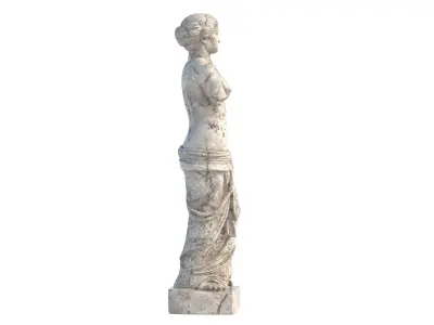 Venus de Milo Low-poly 3D model order
