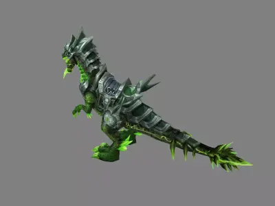 Mount - Dino Type 12 Low-poly 3D model