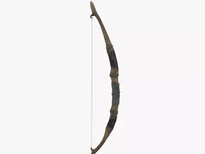 Medieval Bow Low-poly 3D model purchase