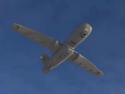 Unmanned Combat Aeria Vehicle 3D model