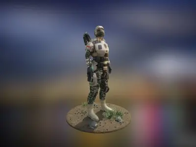 Halo Marine Soldier 3D model