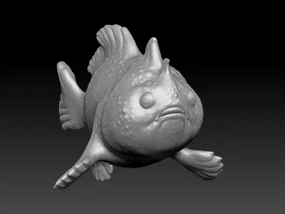 Clown Frogfish 3D model