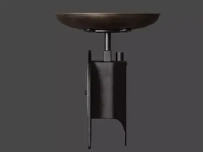 Low-Poly Vintage Kitchen Scale Low-poly 3D model