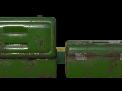 HIE Game Ready Carpenter Tools D180305 Low-poly 3D model