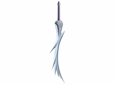 Sword 20 Low-poly 3D model