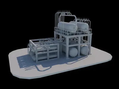 Native Unity Asset Low-poly 3D model